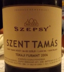 Colour WineWorld Borszaküzlet, Borkereskedés - Szepsy István, Úrágya Furmint   (korlátozott tétel, rendelésre)