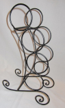 Kovácsoltvas bortartók - Kovácsoltvas bortartó 4 bornak  | További információért kattintson! | Borkiegeszitok.hu